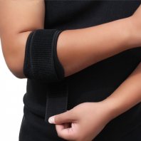 Adjustable Compression Elbow Brace, Elbow Pain Relief with Compression Pad for Tennis, Golf, Basketball, Baseball