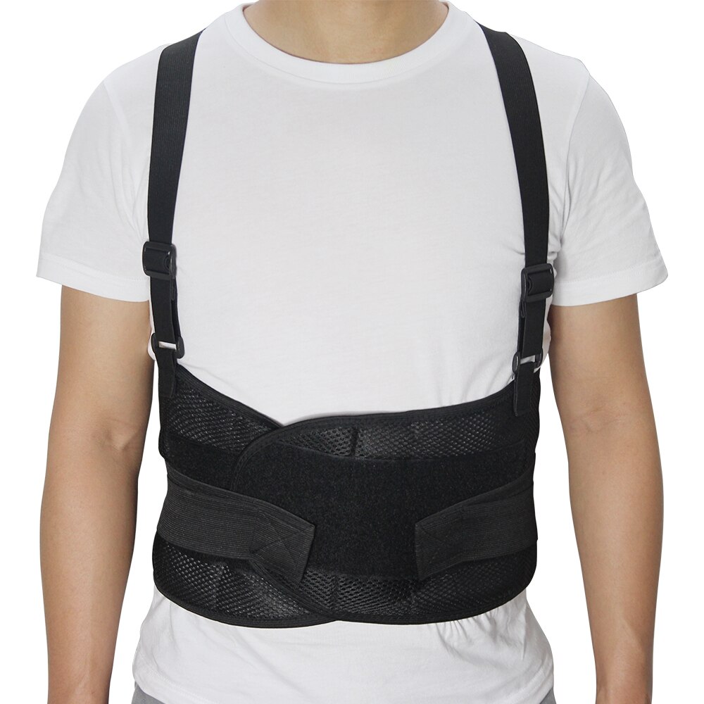 Lumbar Support Brace Bib Working Protector Belt Corset Back Support ...