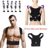 New Men Women Adjustable Magnetic Posture Corrector Belt Braces Support Back Corrector Shoulder Plus Size