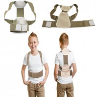 Children Teenage Posture Corrector Slouch Correction Orthosis Back Support Back Posture Correction Flexible Back Belt for Child