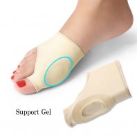2 Pcs Bunion Corrector Gel Pad Stretch Nylon Hallux Valgus Protector Guard Toe Separator Orthopedic Supplies