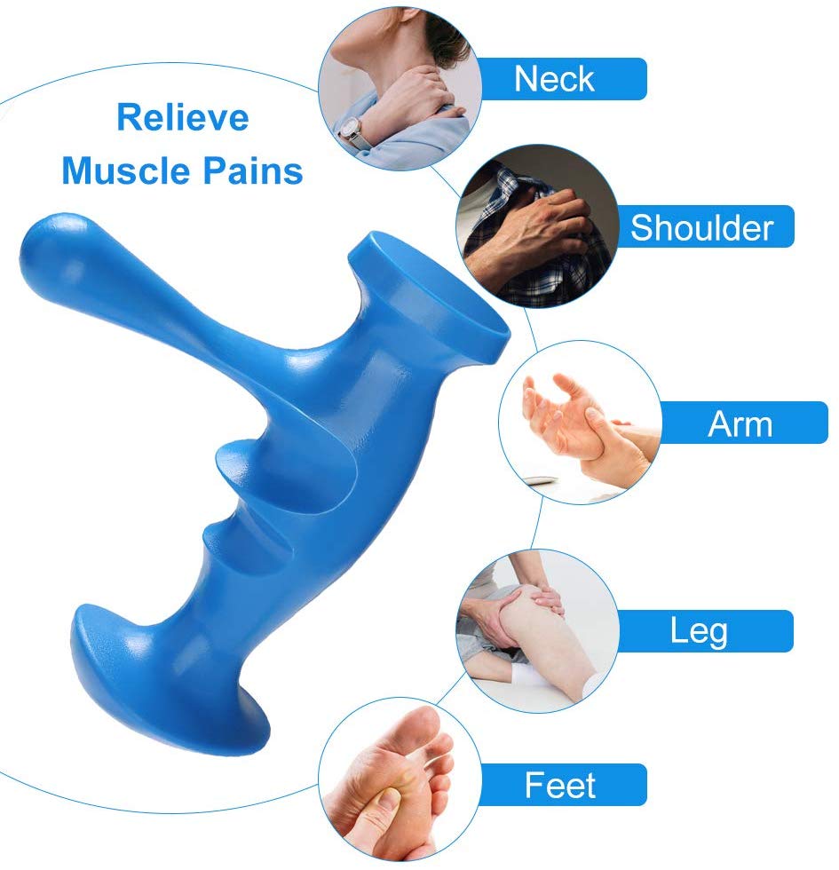 Handheld Deep Tissue Reflexology Body Home Spa Self Massager Tool Trigger Point Pressure