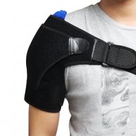 Shoulder Flexible Gel Ice Pack with Elastic Straps for Hot Cold Therapy Great for Sprains, Muscle Pain, Bruises, Injuries