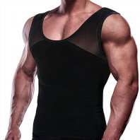 Upgrade Elastic Sculpting Vest Compression Slim Compression Muscle Shapewear for Men