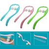 Neck Massager for Neck and Shoulder Dual Trigger Point Roller Self-Massage Tool Relieve Hand Pressure Deep Tissue Massage