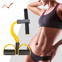 New 4 Tube Latex Resistance Bands Sit-up Expander Elastic Bands Yoga Pilates Workout Fitness Gum Pull Rope