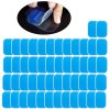50PCS EMS Gel Pads Replacement Pads ABS Abdominal Stimulator Accessories Ab Trainer Muscle Toner Toning Belt Gel Sheets