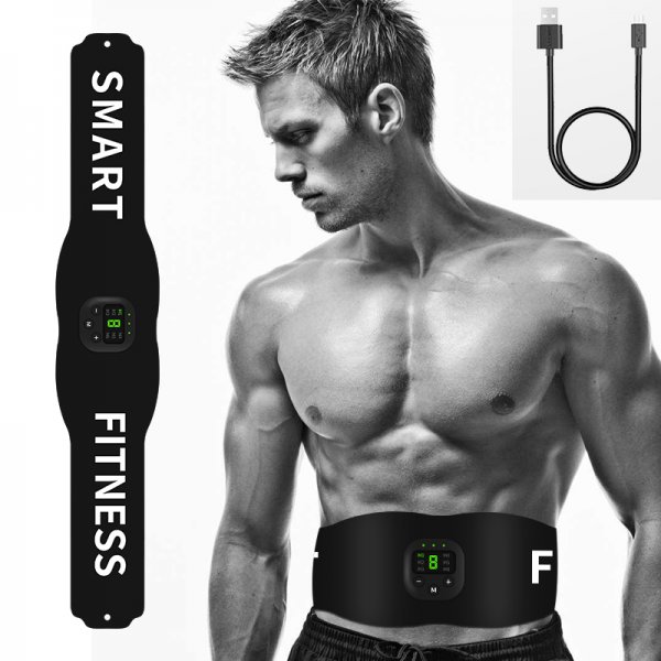 Abdominal Toning Belt Abdomen Vibration Body Slimming Belt EMS Trainer