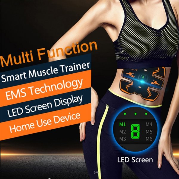 Ems Wireless Abdominal Arm Muscle Stimulator Smart Electric Sixpack